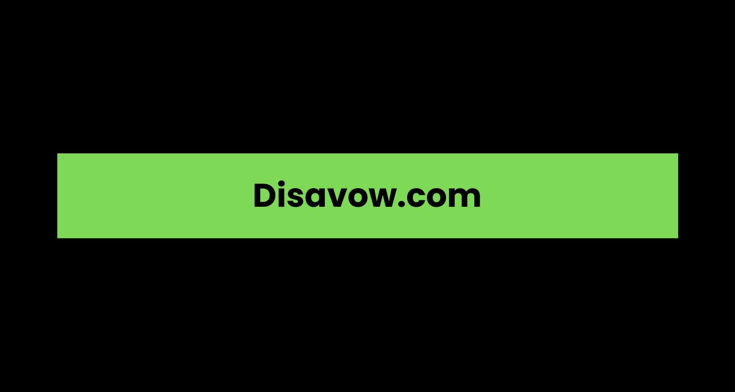 Disavow.com