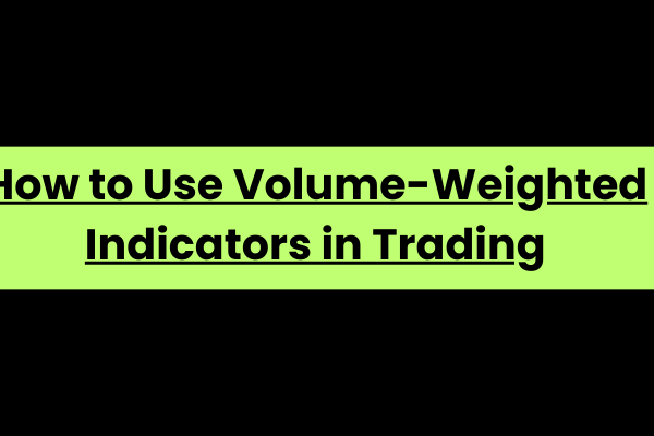 How to Use Volume-Weighted Indicators in Trading